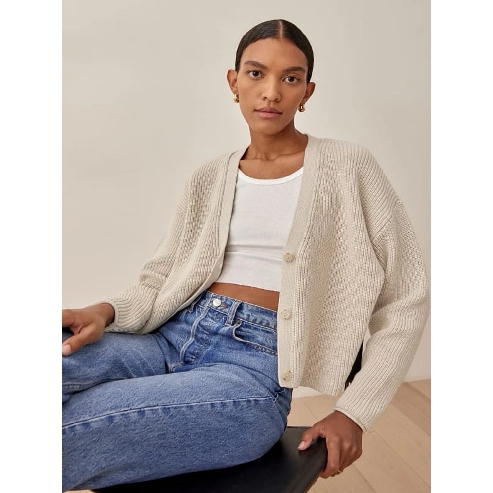 Reformation Elke Cotton Cardigan